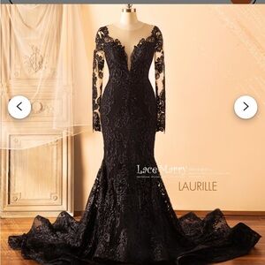 Goth wedding dress